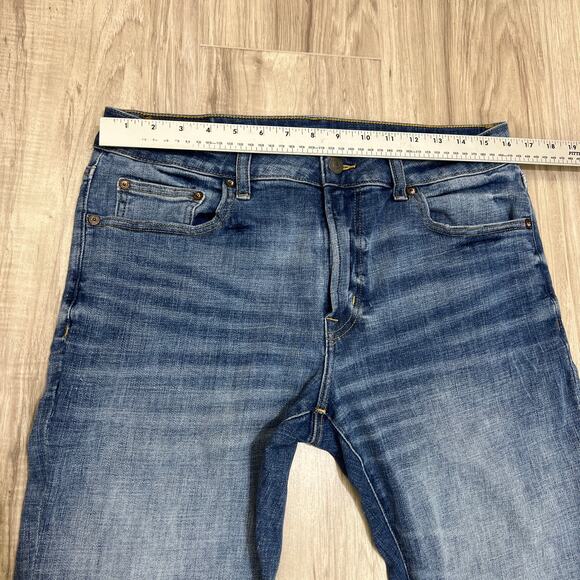 American Eagle Next Level Flex Slim Straight Leg Jeans Size W33 L32 - Picture 3 of 11
